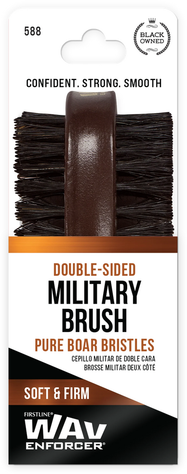 WavEnforcer Double-Sided Military Brush 588 - ANNS BEAUTY SUPPLY